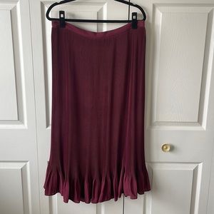 J Crew Straight Pleat Skirt